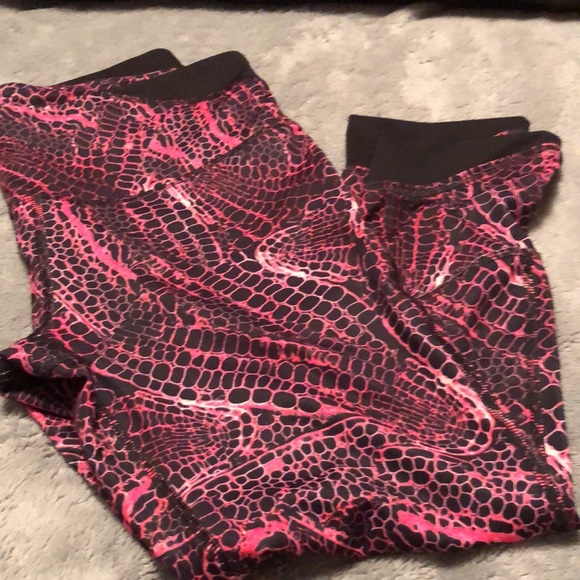 Champion Pants - Exercise pants pink and black print, never worn like new